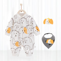 Cotton Jumpsuit Warm Newborn Crawling Suit