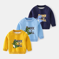 Autumn Boy Cartoon Sweater