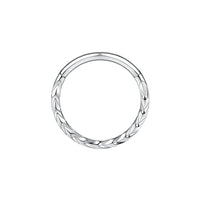 Popular Trendy Inlaid Zirconium Stainless Steel Piercing Nose Ring