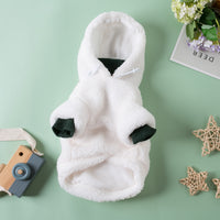 Double Layer Plush Autumn And Winter Pet Clothes