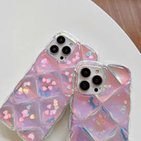 Sheepskin Rhombus Anti-fall Soft Case For Mobile Phone