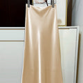 Elegant Draping High-waisted Skirt For Women