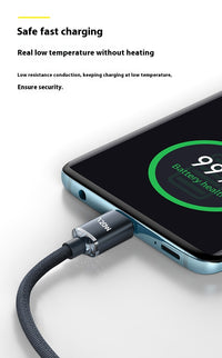 120W Fast Charge PD6A Dual USB Type-C Cable