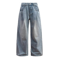 Light-blue Washed-in-wash-and-wear Jeans For Men That Go With Everything