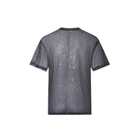 Western Style See-through Mesh Short-sleeved T-shirt For Boys