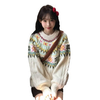 Women's Lantern Sleeve Loose Mori Knitwear