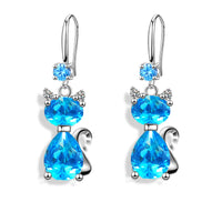 Womens Trendy Zircon Stud Earrings