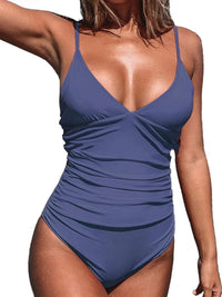 V-neck Push-up Swimsuit Multiple Colors
