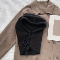 Woolen Warm Scarf Integrated Couple Ear Protection Knitted Hat