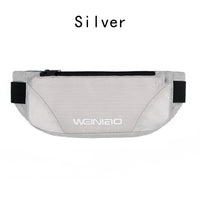 Men's Check Waterproof Ultra-thin Sports Waist Bag