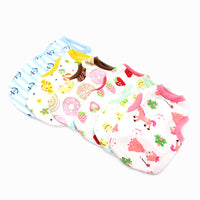Candy-colored Pet Springsummer Thin Cotton Printed Vest
