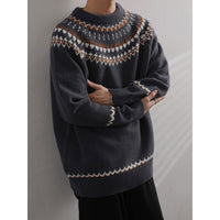 Loose-fitting Comfortable Sweater Men's Design Sense Nordic