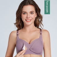 Pure Cotton, Push-up Sag-resistant Nursing Bra For Pregnancy