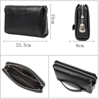 Black Angel First Layer Cattlehide Leather Men