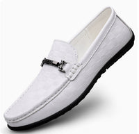 Slip-On Business Men's Soft Surface Casual Plus Size Loafers Leather Shoes
