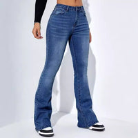 High-waisted Straight-leg Jeans That Are Slimming And Figure-flattering