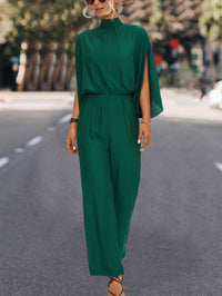 Spring And Summer New Women's Stand Collar Jumpsuit