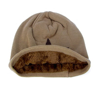 Fleece-lined Warm Big Five-pointed Star Knitted Woolen Hat