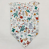 Fruit Green Leaf Pet Scarf Drool Towel