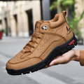 Men's High Top Loafers Non Slip Breathable Latex Insole Hiking Shoes