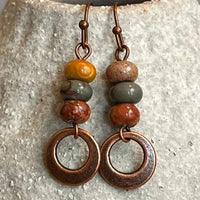 Fashionable Minimalist Retro Style Alloy Earrings