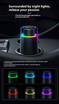 New Car Air Purifier Home Office Horse Running Light Except Flue Dust Purifier