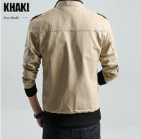 Men's Stand Collar Jacket Autumn And Winter Leisure Coat