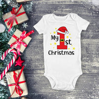 Christmas Snowman Elk Printing Triangle Rompers Baby Jumpsuit