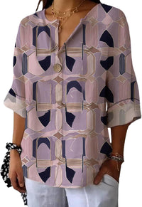 Women's Fashion Personalized Cotton Shirt Casual Top