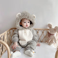 Baby Jumpsuits Are Padded Out In Winter With Velvet