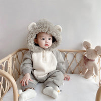 Baby Jumpsuits Are Padded Out In Winter With Velvet