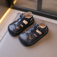 Summer New Boys' Anti-kick Beach Shoes Hollow Out