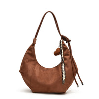 Retro Suede Fleece Large-Capacity Minimalist Underarm Crossbody Bag