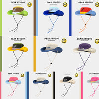 Color-block Fisherman Hat Women's Sun Protection Hat