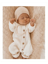 Rompers Knitted Long Sleeved Coat