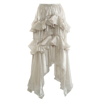 Women's Hollow-Out Elegant Ruffled Skirt