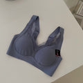 Women's Push Up Adjustable Wireless Lace Bra With Shoulder Straps