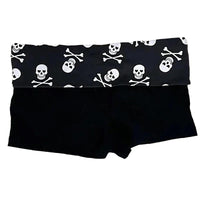 American-style Streetwear Athletic Skull Biker Shorts