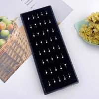 40 PCs C- Type Nose Ring Diamond With Diamond
