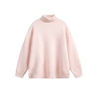 New Autumn Winter High-neck Knit Sweater For Men Japanese-style Vintage
