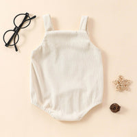 Embroidered Eagle Print Sling Romper