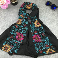 Indian Nibor Cotton And Linen Scarf