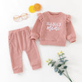 Men's And Women's Waffle Long-sleeve Suit