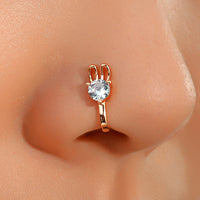 Perforation-free U-shaped Animal Nose Clip