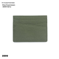 Leather Oil Edge Oblique Thin Bank Card Holder Soft Cowhide Document Package