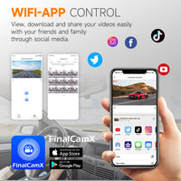 Driving Recorder Night Vision HD 4K 5Gwifi Dash Cam