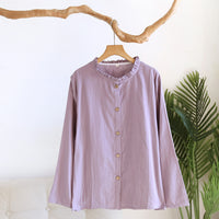 Lace-trimmed Mesh Top With Long Cotton-silk Sleeves For Loungewear