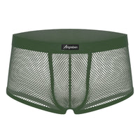 Men's Underwear Mesh Breathable Boxers Transparent