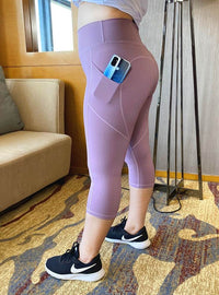 Plus Size Yoga Pants Nude Feel Breathable High Top Sports Fitness Pants