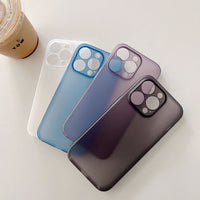 Minimalist Solid Colour Phone Case With Frosted Drop-proof Cover